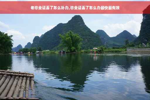 老毕业证丢了怎么补办,毕业证丢了怎么办最快最有效