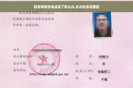 初会审核毕业证丢了怎么办,补办毕业证登报