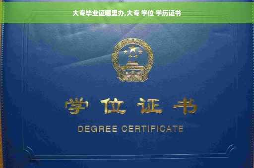 大专毕业证哪里办,大专 学位 学历证书