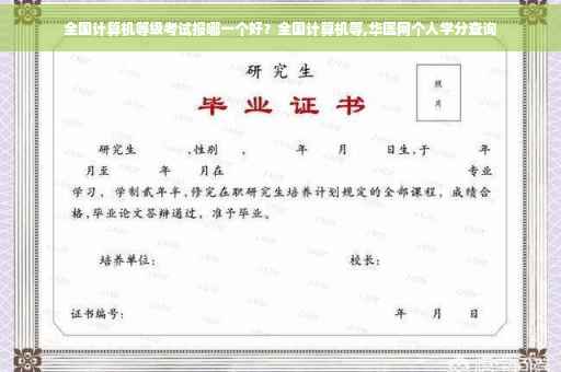 全国计算机等级考试报哪一个好？全国计算机等,华医网个人学分查询