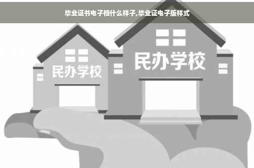 毕业证书电子档什么样子,毕业证电子版样式