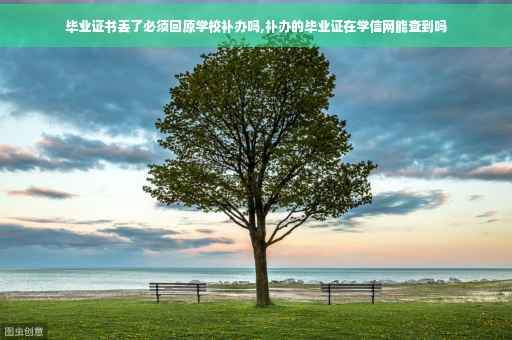 毕业证书丢了必须回原学校补办吗,补办的毕业证在学信网能查到吗