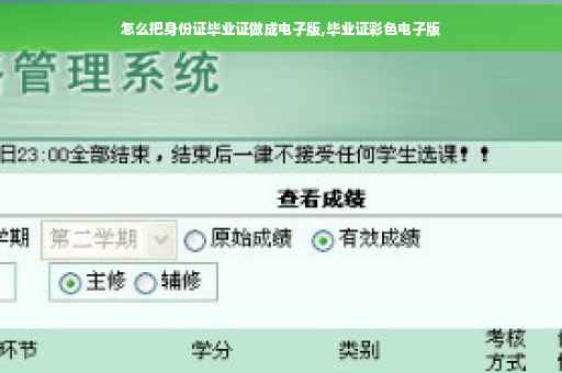 怎么把身份证毕业证做成电子版,毕业证彩色电子版