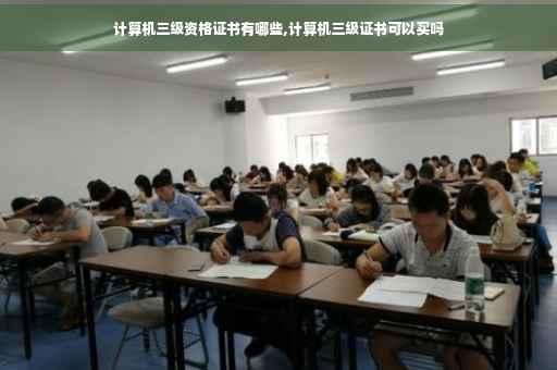 计算机三级资格证书有哪些,计算机三级证书可以买吗