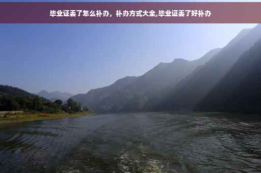 毕业证丢了怎么补办，补办方式大全,毕业证丢了好补办