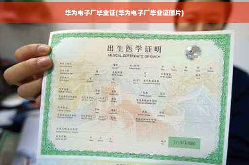 华为电子厂毕业证(华为电子厂毕业证图片)