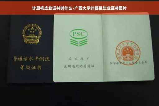 计算机毕业证书叫什么-广西大学计算机毕业证书图片