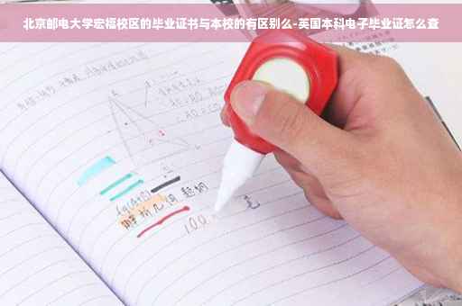 北京邮电大学宏福校区的毕业证书与本校的有区别么-英国本科电子毕业证怎么查