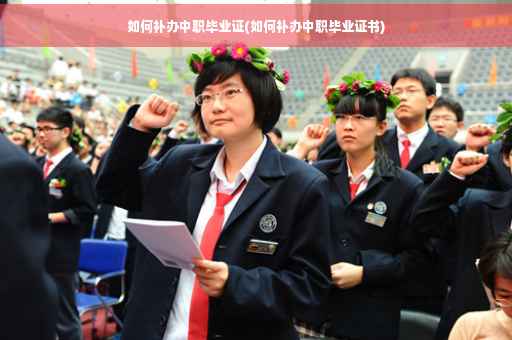 如何补办中职毕业证(如何补办中职毕业证书)