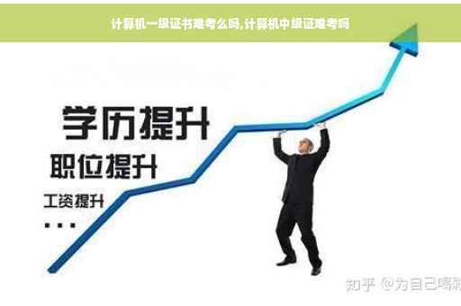计算机一级证书难考么吗,计算机中级证难考吗
