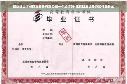 毕业证丢了可以重新补办或办理一个原件吗-成都毕业证补办条件是什么