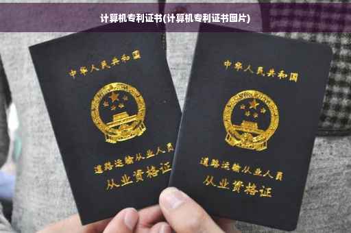 计算机专利证书(计算机专利证书图片)