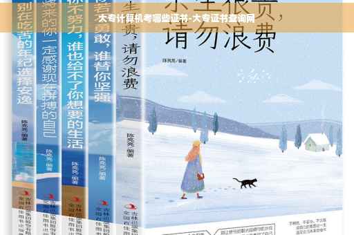 大专计算机考哪些证书-大专证书查询网