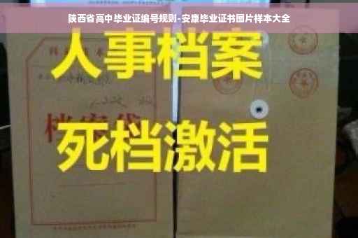 陕西省高中毕业证编号规则-安康毕业证书图片样本大全