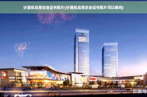 计算机应用毕业证书照片(计算机应用毕业证书照片可以换吗)