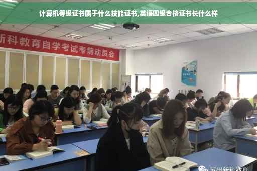 计算机等级证书属于什么技能证书,英语四级合格证书长什么样