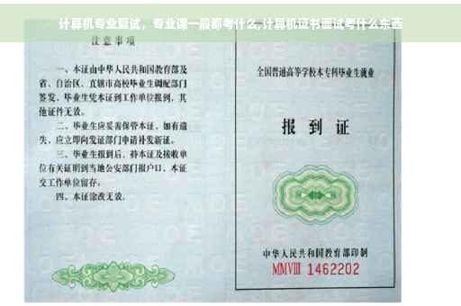 计算机专业复试，专业课一般都考什么,计算机证书面试考什么东西
