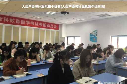 入深户要考计算机哪个证书(入深户要考计算机哪个证书呢)