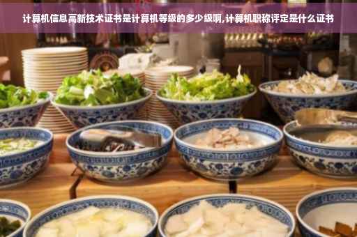 计算机信息高新技术证书是计算机等级的多少级啊,计算机职称评定是什么证书