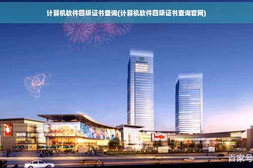 计算机软件四级证书查询(计算机软件四级证书查询官网)