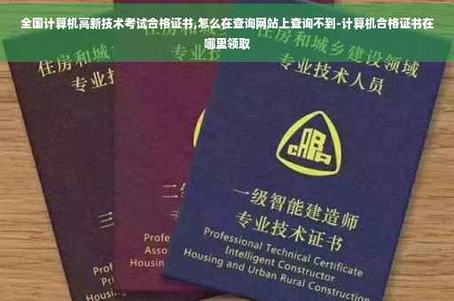 全国计算机高新技术考试合格证书,怎么在查询网站上查询不到-计算机合格证书在哪里领取