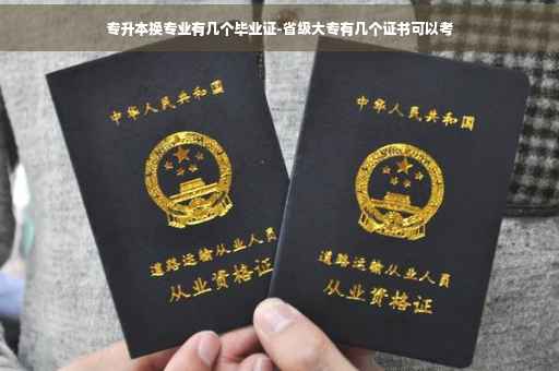 专升本换专业有几个毕业证-省级大专有几个证书可以考 专升本换专业有几个毕业证-省级大专有几个证书可以考