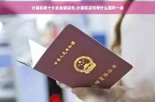 计算机类十大含金量证书,计算机证书考什么题好一点