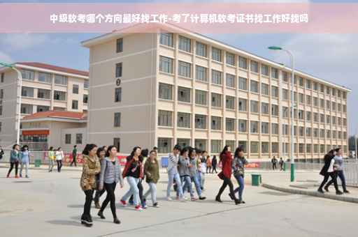 中级软考哪个方向最好找工作-考了计算机软考证书找工作好找吗