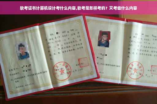 软考证书计算机设计考什么内容,软考是怎样考的？又考些什么内容