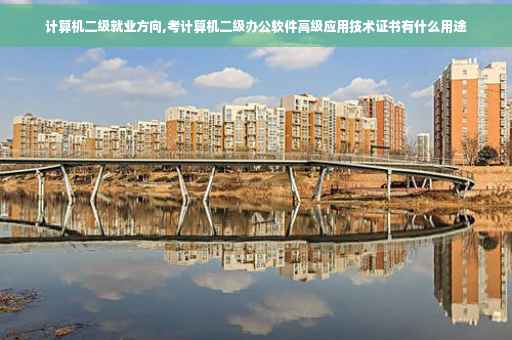 计算机二级就业方向,考计算机二级办公软件高级应用技术证书有什么用途