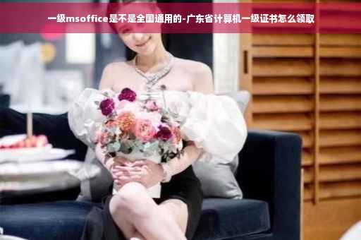 一级msoffice是不是全国通用的-广东省计算机一级证书怎么领取