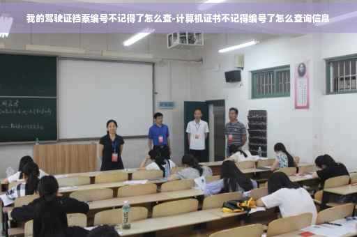 我的驾驶证档案编号不记得了怎么查-计算机证书不记得编号了怎么查询信息