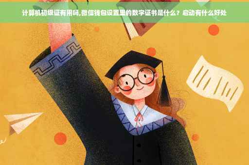 计算机初级证有用吗,微信钱包设置里的数字证书是什么？启动有什么好处