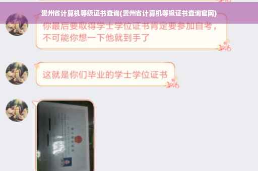 贵州省计算机等级证书查询(贵州省计算机等级证书查询官网)