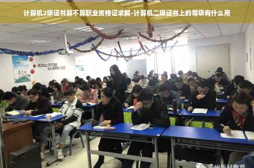 计算机2级证书算不算职业资格证求解-计算机二级证书上的等级有什么用