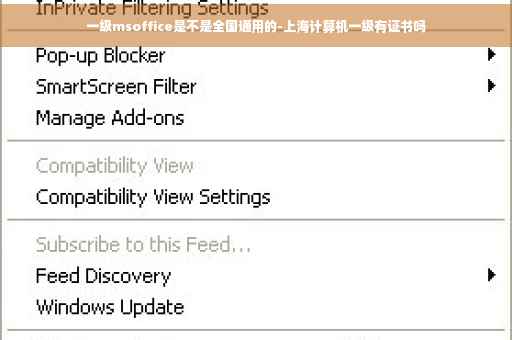 一级msoffice是不是全国通用的-上海计算机一级有证书吗