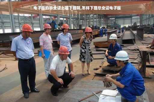 电子版的毕业证上哪下载啊,怎样下载毕业证电子版