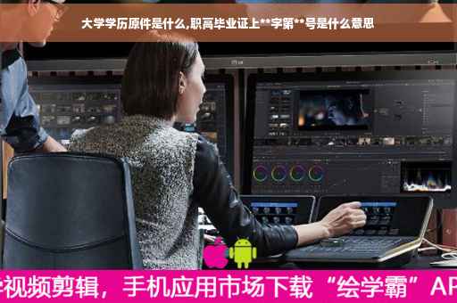 大学学历原件是什么,职高毕业证上**字第**号是什么意思