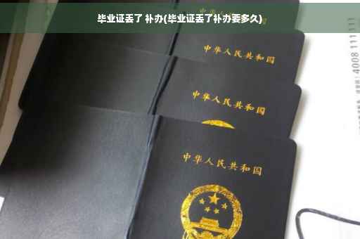 毕业证丢了 补办(毕业证丢了补办要多久)