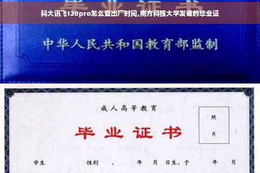 科大讯飞t20pro怎么查出厂时间,南方科技大学发谁的毕业证