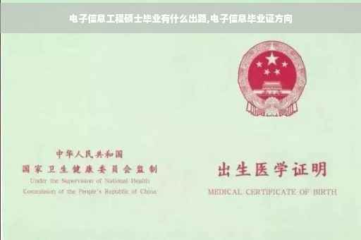 电子信息工程硕士毕业有什么出路,电子信息毕业证方向