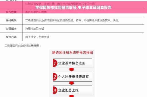 学信网怎样找到报告编号,电子毕业证网查报告