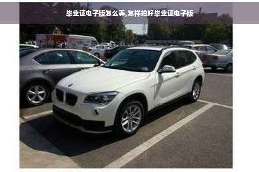 毕业证电子版怎么弄,怎样拍好毕业证电子版