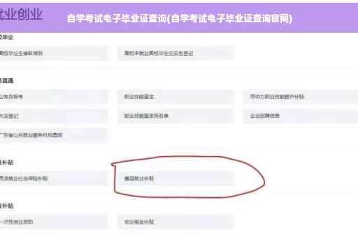 自学考试电子毕业证查询(自学考试电子毕业证查询官网)