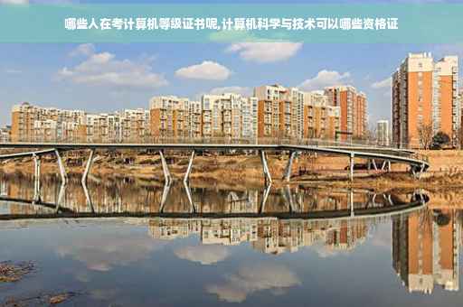 哪些人在考计算机等级证书呢,计算机科学与技术可以哪些资格证