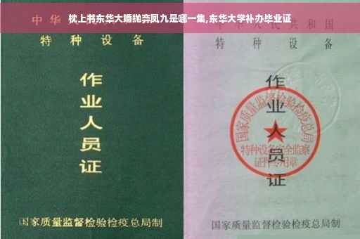 枕上书东华大婚抛弃凤九是哪一集,东华大学补办毕业证
