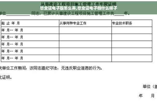 毕业证电子版怎么弄,毕业证电子档什么样子