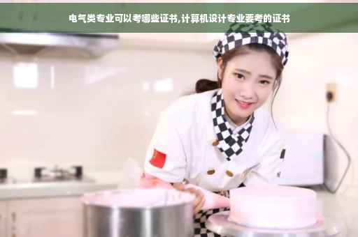 电气类专业可以考哪些证书,计算机设计专业要考的证书