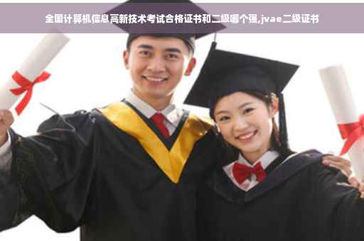 全国计算机信息高新技术考试合格证书和二级哪个强,jvae二级证书
