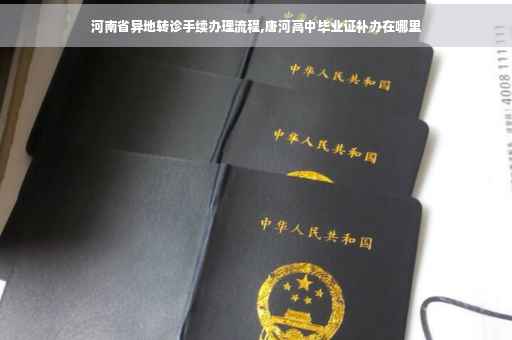 河南省异地转诊手续办理流程,唐河高中毕业证补办在哪里